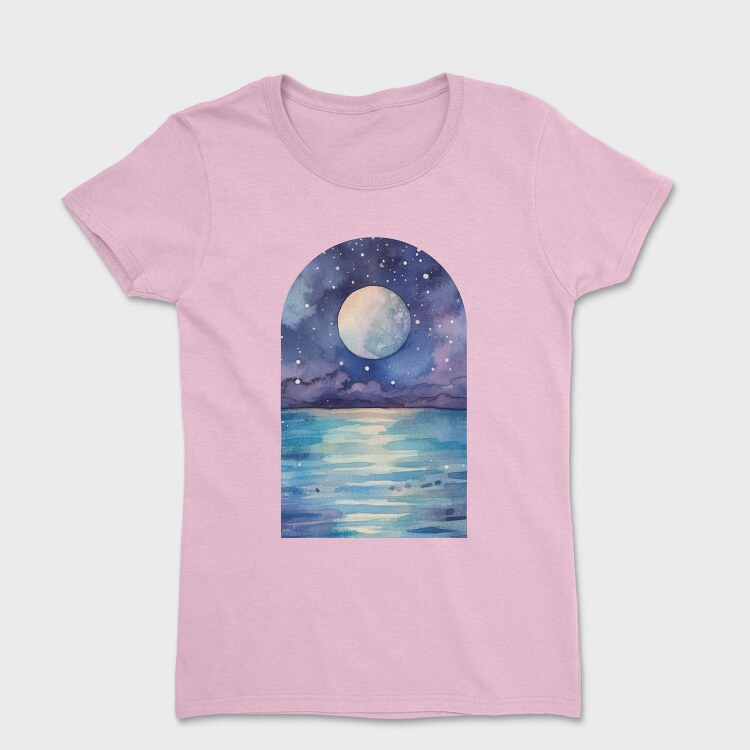 Ocean Night Moon, Tricou Femei