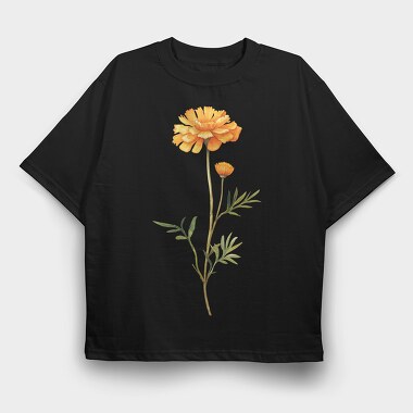 October Marigold, Tricou Oversize Barbati (Unisex)