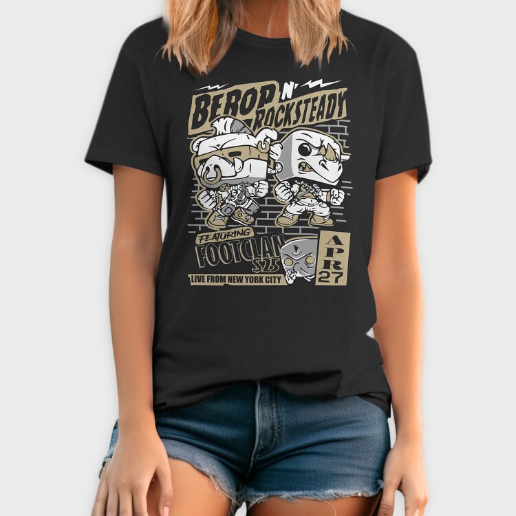 Berop Rocksteady Footclan, Tricou Barbati (Unisex)