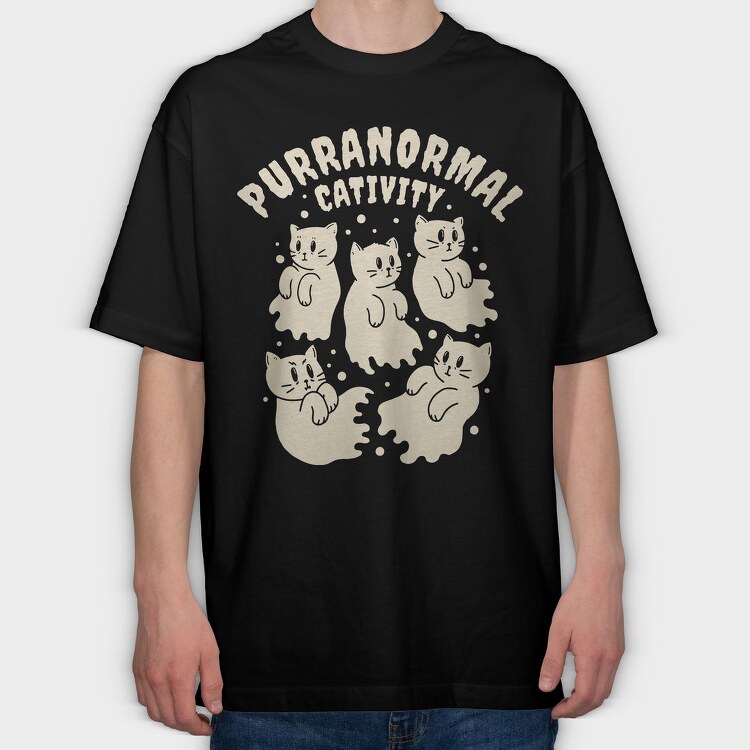 Purranormal Cativity, Tricou Oversize Barbati (Unisex)