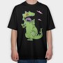 Dino Roar, Tricou Oversize Barbati (Unisex)