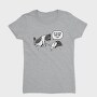 Cat Waking Up Girl, Tricou Femei