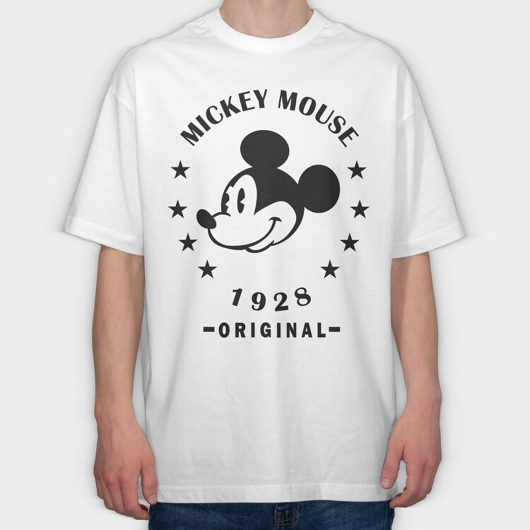 Mickey Mouse Original, Tricou Oversize Barbati (Unisex)