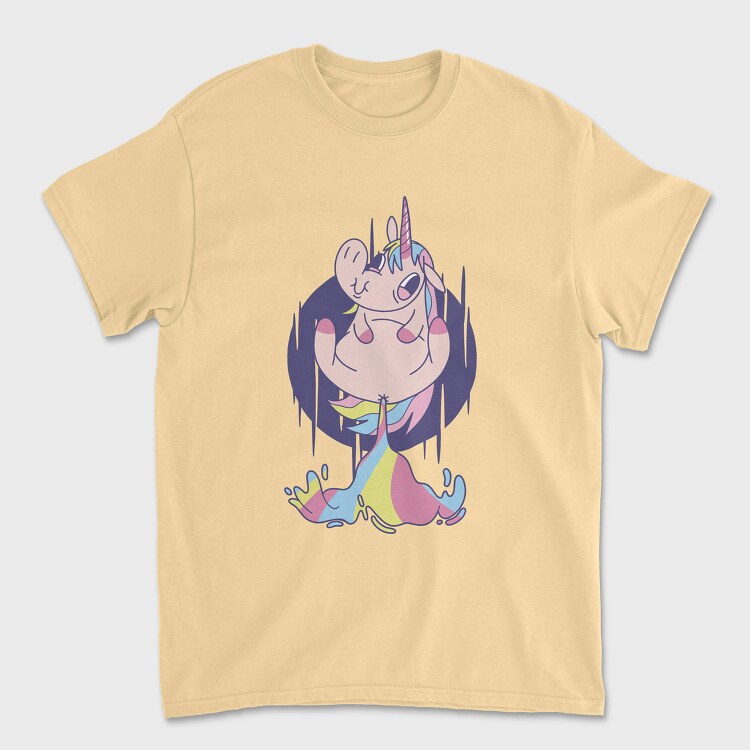 Funny Unicorn, Tricou Barbati (Unisex)