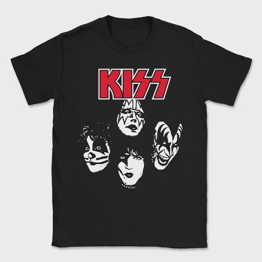 Kiss Lightning Bolt, Tricou Barbati (Unisex)