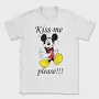 Kiss Me Mickey, Tricou Barbati (Unisex)