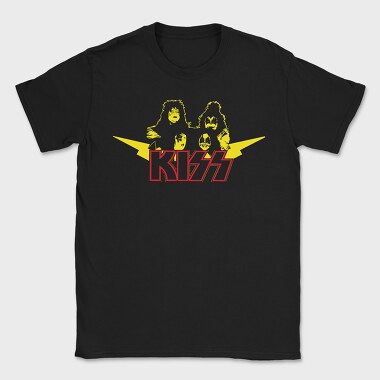 Kiss Rock Band, Tricou Barbati (Unisex)
