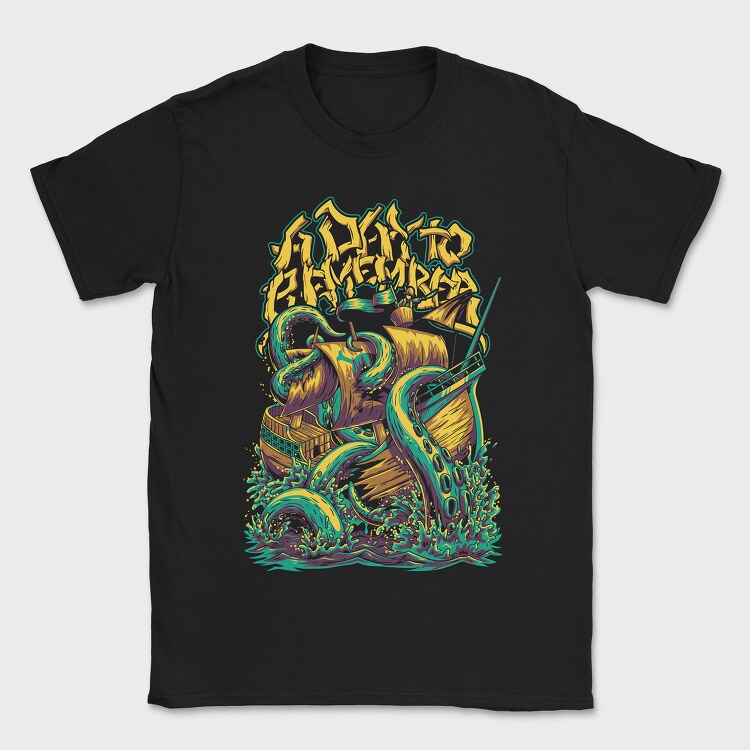 Kraken Attack, Tricou Barbati (Unisex)