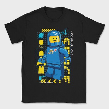 Lego Space Explorer, Tricou Barbati (Unisex)
