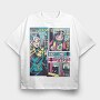 Level Up Life, Tricou Oversize Barbati (Unisex)
