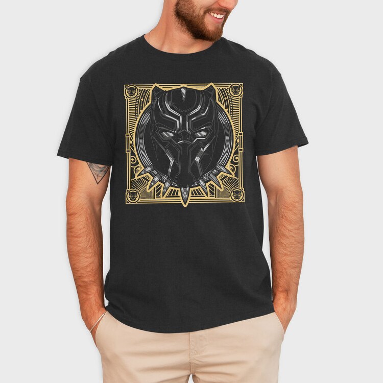 Black Panther Mask 1, Tricou Barbati (Unisex)