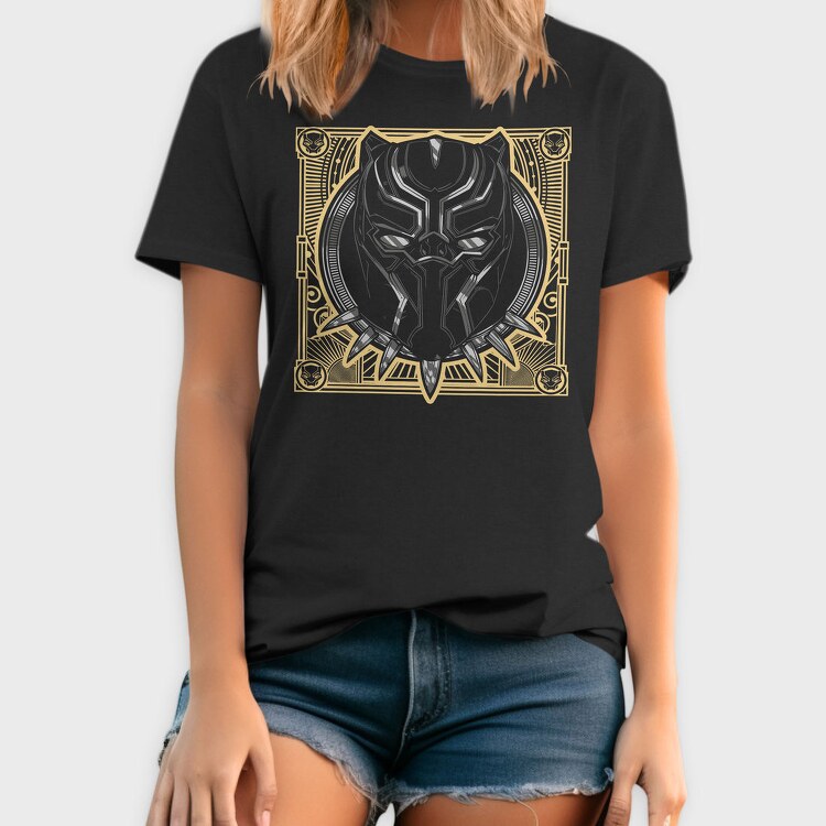 Black Panther Mask 1, Tricou Barbati (Unisex)