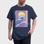 Big Wave Vaporwave, Tricou Barbati (Unisex)