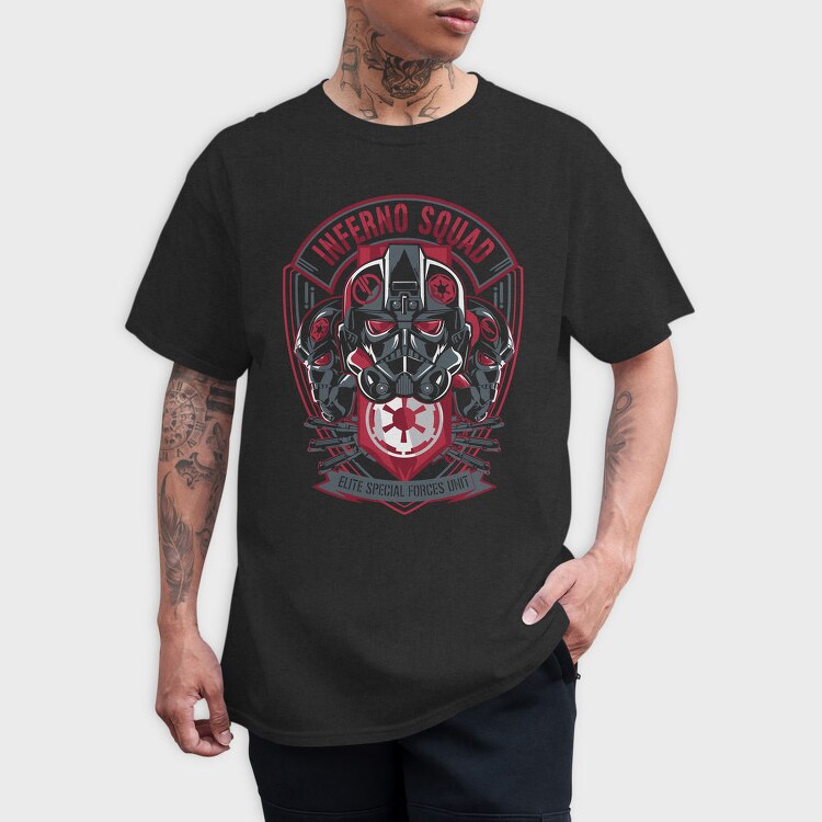 Inferno Squad, Tricou Barbati (Unisex)