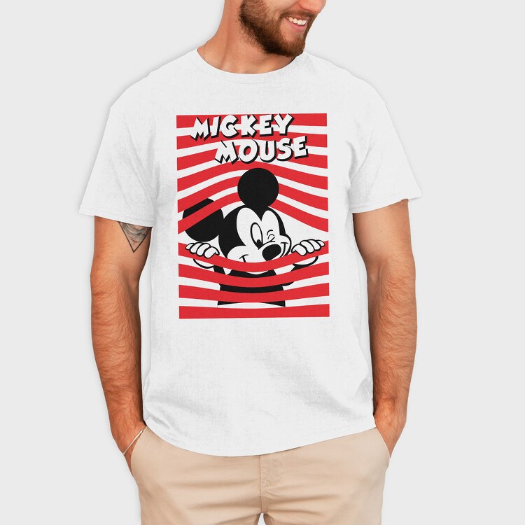 Mickey Mouse, Tricou Barbati (Unisex)