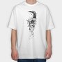Mystical Flower Moon, Tricou Oversize Barbati (Unisex)