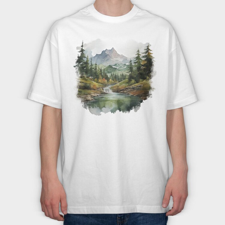 Nature Reflection, Tricou Oversize Barbati (Unisex)