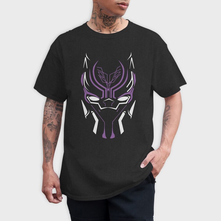 Black Panther Mask, Tricou Barbati (Unisex)