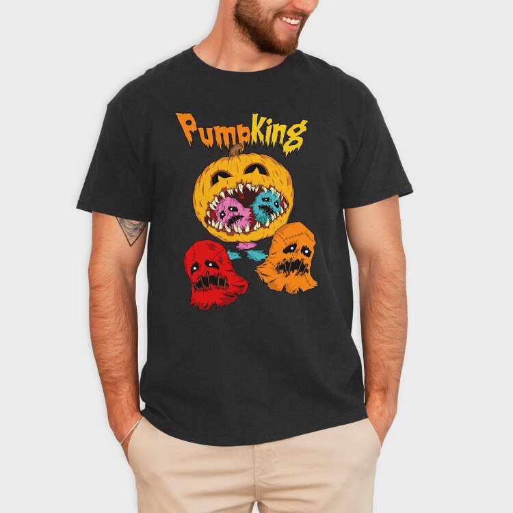 Pumpking Horror, Tricou Barbati (Unisex)