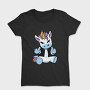 Punk Unicorn Middle Finger, Tricou Femei