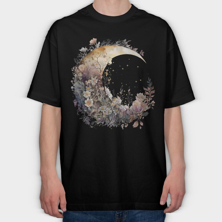 Nature Spirit Circle, Tricou Oversize Barbati (Unisex)