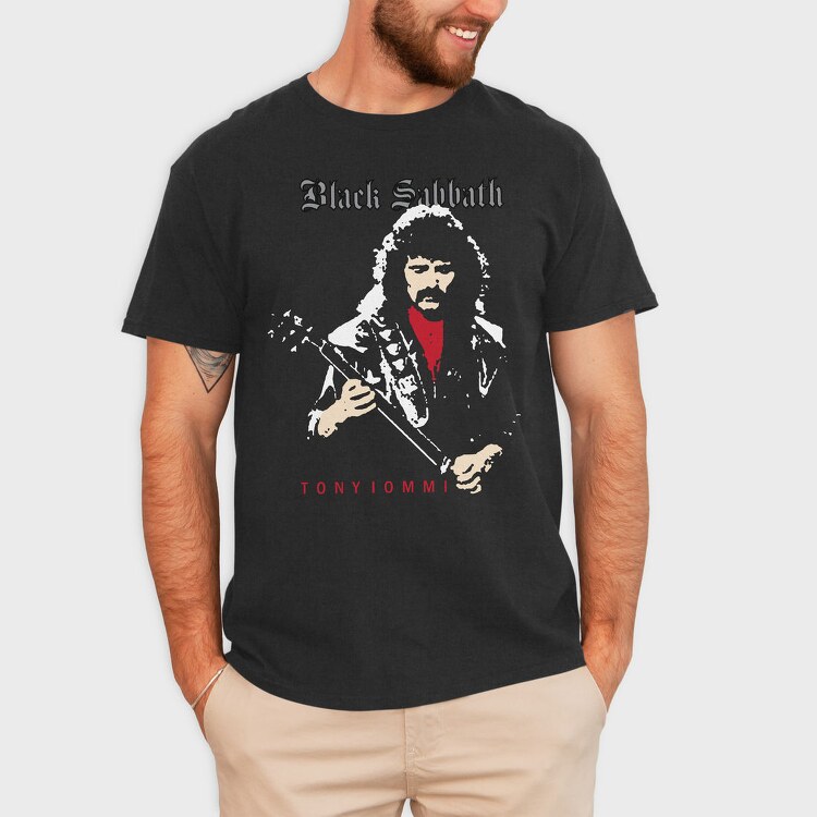 Black Sabbath Tony, Tricou Barbati (Unisex)