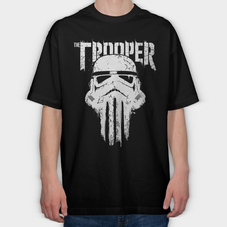 Trooper Punisher, Tricou Oversize Barbati (Unisex)