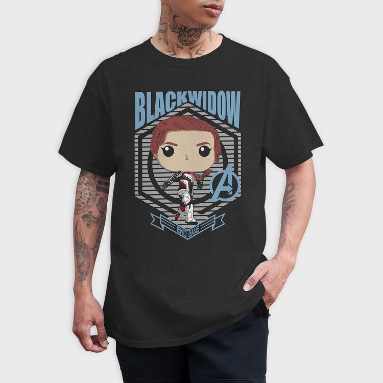 Blackwidow Endgame Pop, Tricou Barbati (Unisex)