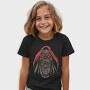 Skull Hood Red, Tricou Copii