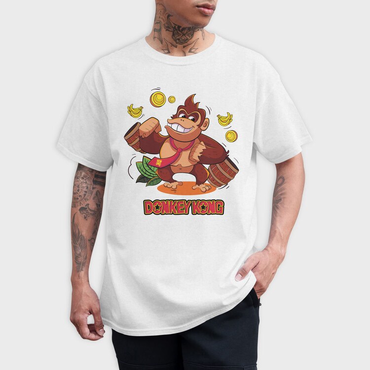 Donkey Kong Bananas, Tricou Barbati (Unisex)