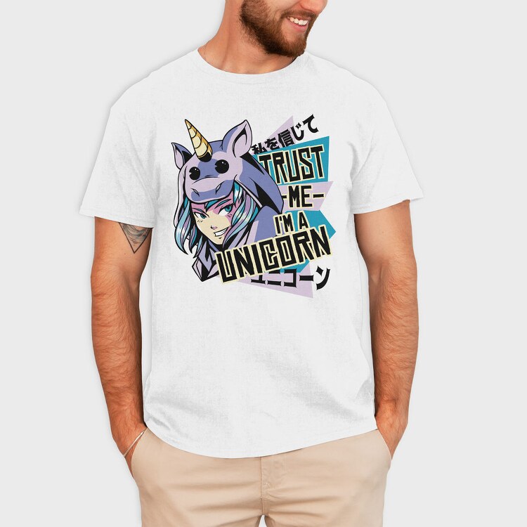 Trust Me Unicorn, Tricou Barbati (Unisex)