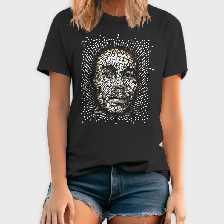 Dot Portrait, Tricou Barbati (Unisex)