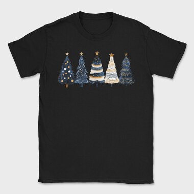 Navy Christmas Trees, Tricou Barbati (Unisex)