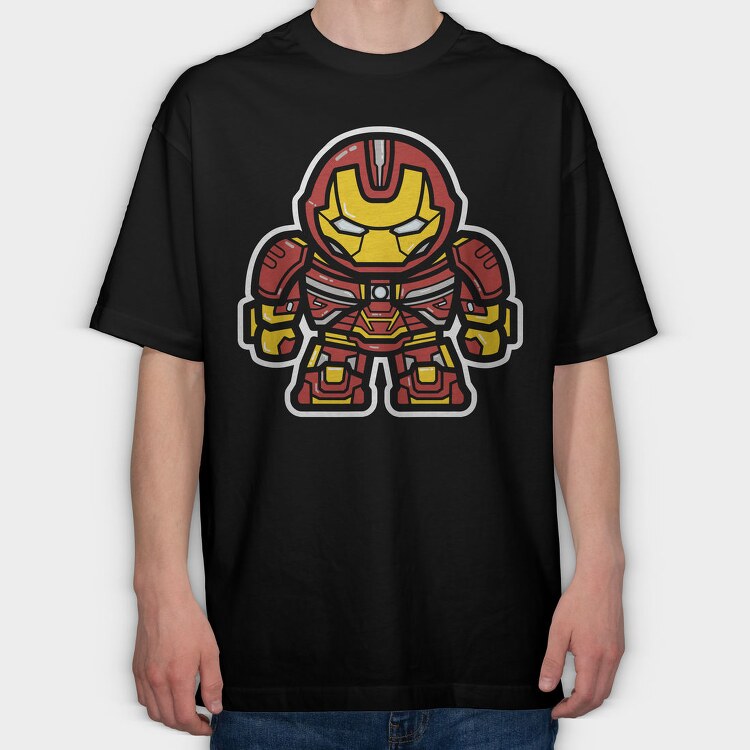 Ironman Armor, Tricou Oversize Barbati (Unisex)