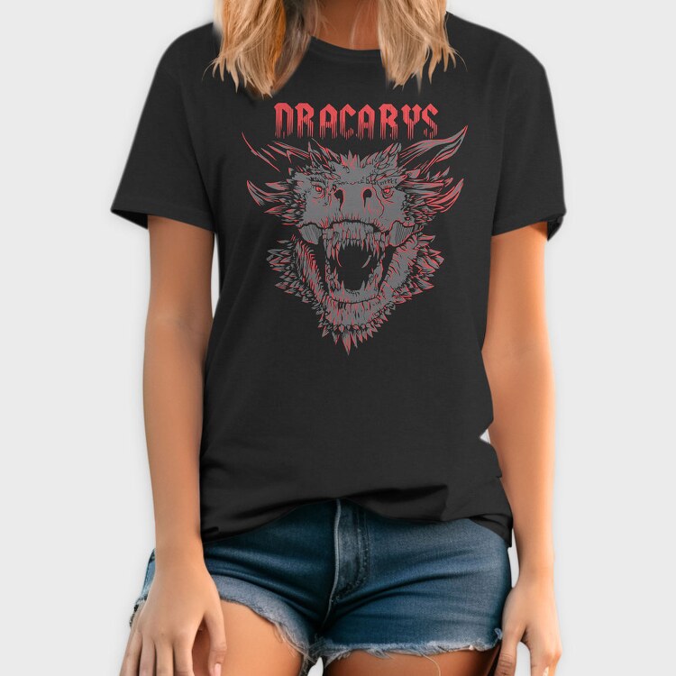 Dracarys Wolf Howl, Tricou Barbati (Unisex)