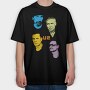 U2 Faces, Tricou Oversize Barbati (Unisex)