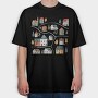 Oak Meadow Houses Nest, Tricou Oversize Barbati (Unisex)