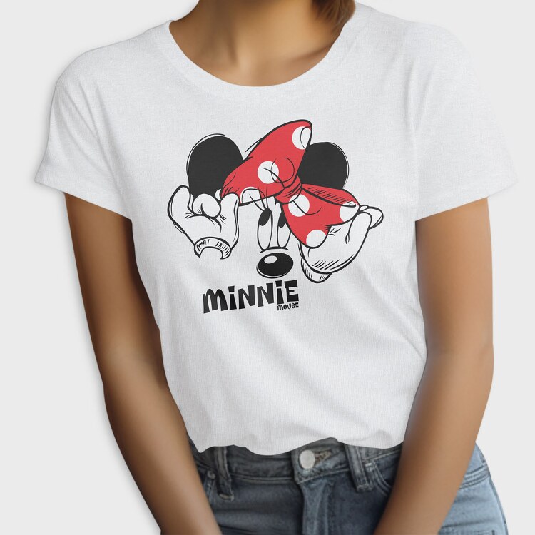 Minnie Mouse Face, Tricou Femei