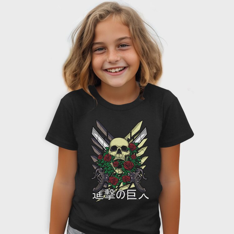 Skull Roses Guns, Tricou Copii