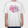 Koala Heart Hug, Tricou Oversize Barbati (Unisex)