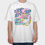 Unicorn Boom Boom, Tricou Oversize Barbati (Unisex)