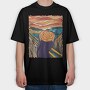 Pumpkin Scream, Tricou Oversize Barbati (Unisex)
