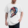 Blue Hair Bandit, Tricou Barbati (Unisex)
