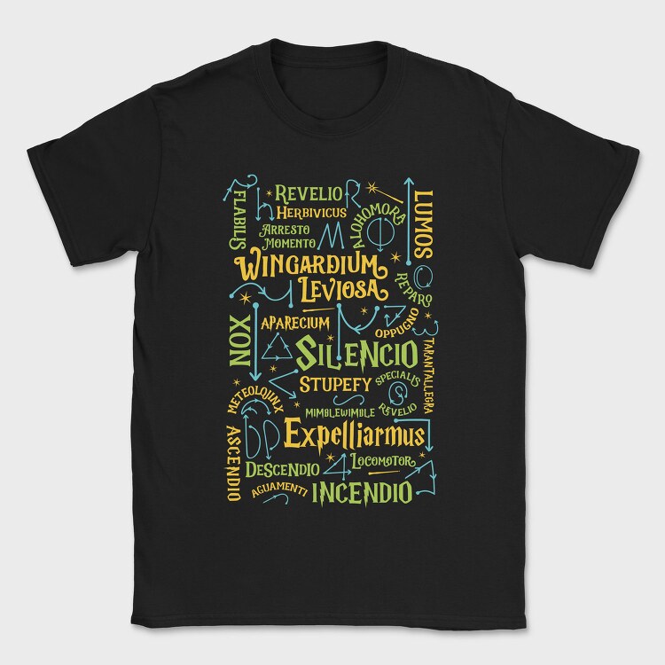 Magic Words, Tricou Barbati (Unisex)