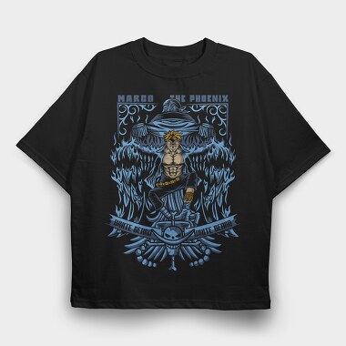 Marco Phoenix White Beard, Tricou Oversize Barbati (Unisex)
