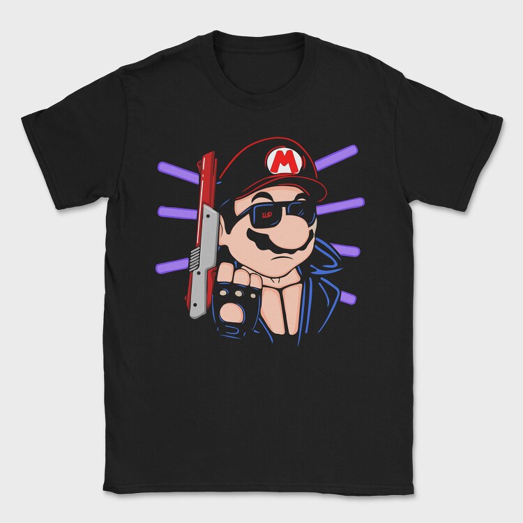 Mario Knife Scream, Tricou Barbati (Unisex)