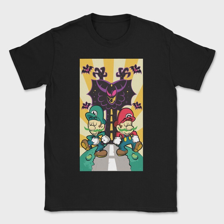 Mario Luigi Halloween, Tricou Barbati (Unisex)