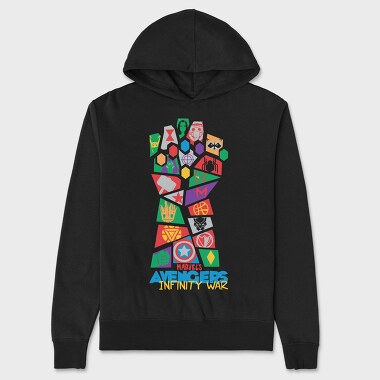 Marvel Avengers Infinity, Hanorac Oversize Barbati (Unisex)