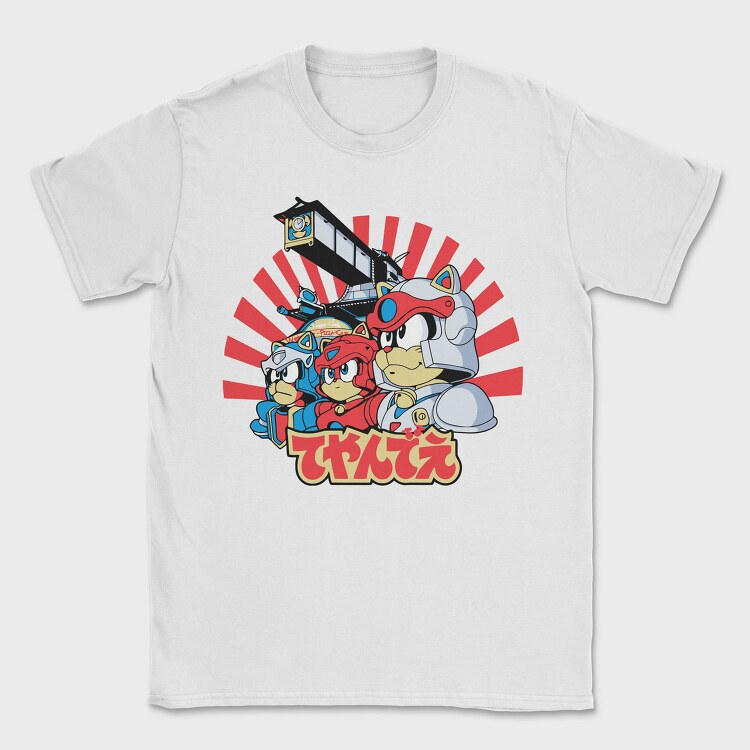 Megaman Trio, Tricou Barbati (Unisex)