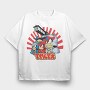 Megaman Trio, Tricou Oversize Barbati (Unisex)